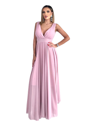 Rochie Ocazie Luxury Roz Pudra Aly Boutique